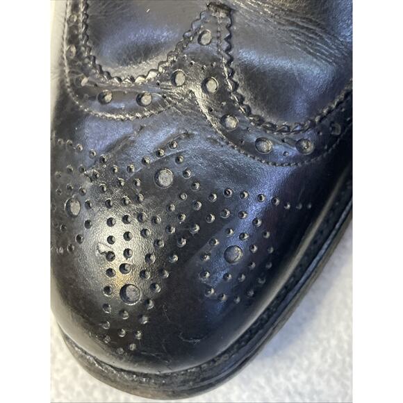 VTG Brooks Brothers Brooks English Devon Black Leather Wingtip Brogue Oxford main image 6